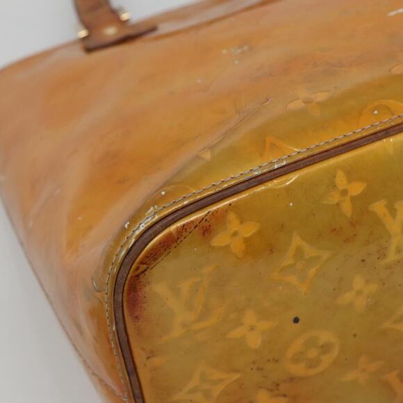 LOUIS VUITTON Monogram Vernis Houston Hand Bag Gris M91053 - Picture 15 of 16